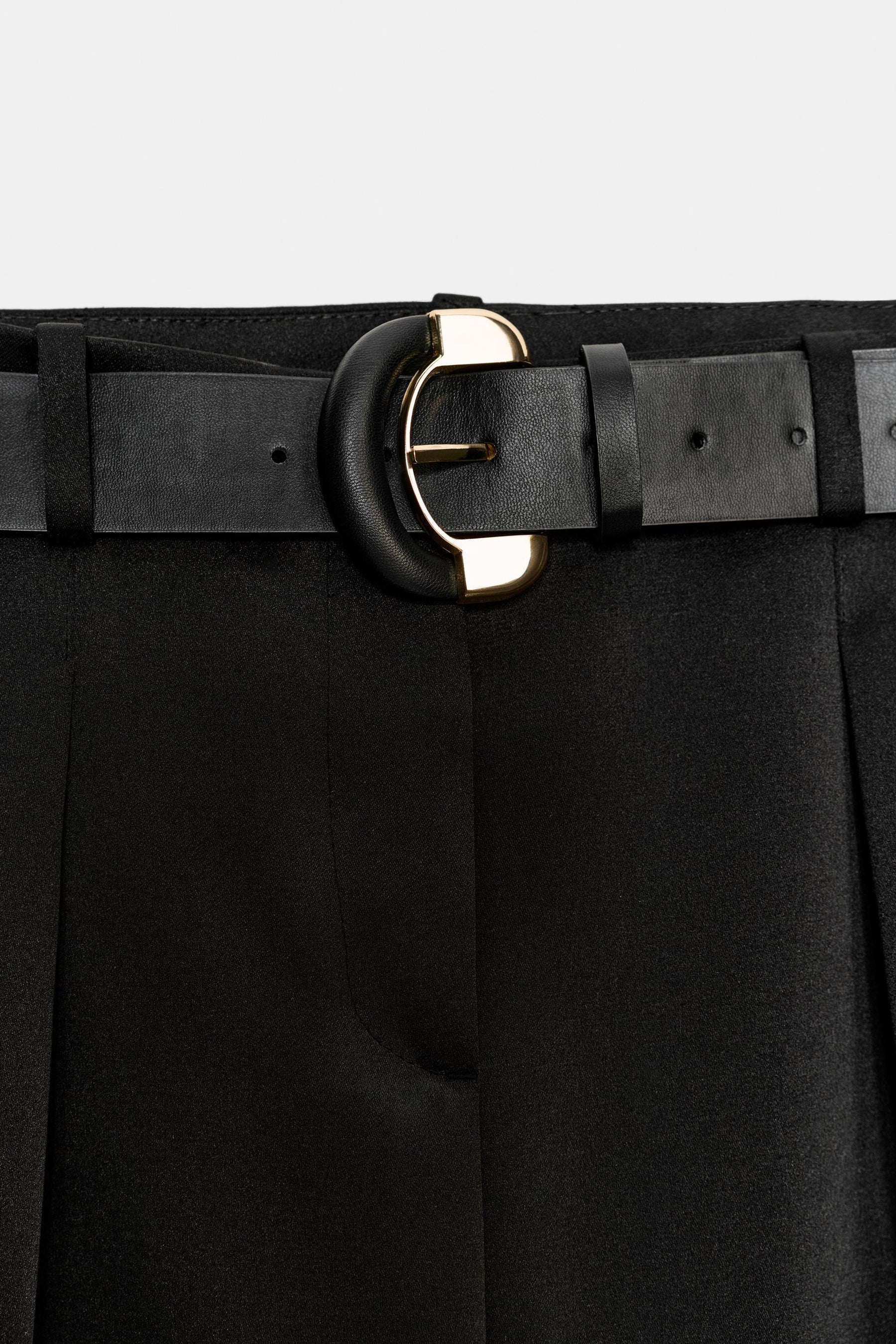 Satin Barrel Trousers