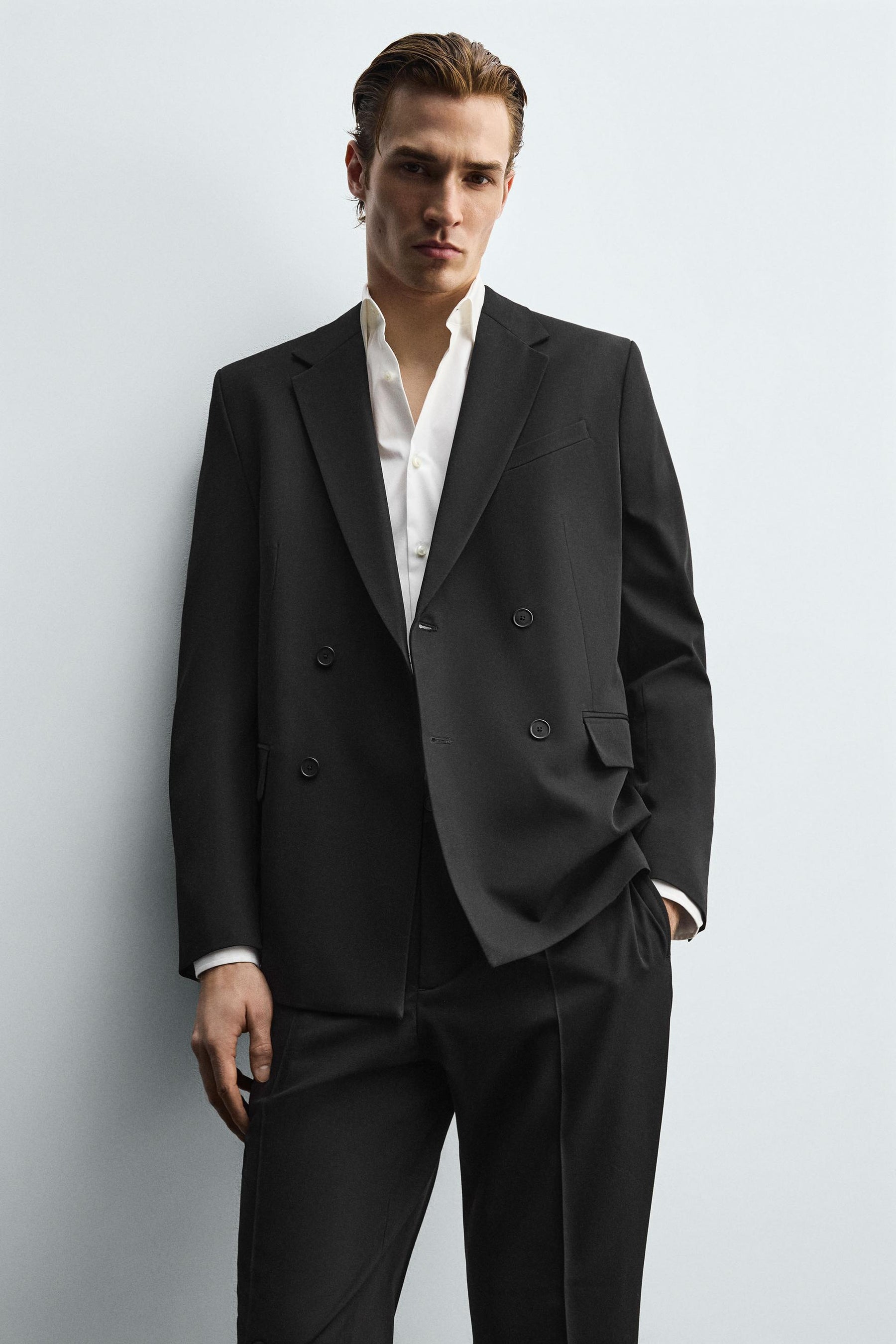 COMFORT DOUBLE-BREASTED BLAZER SUIT - Image 5