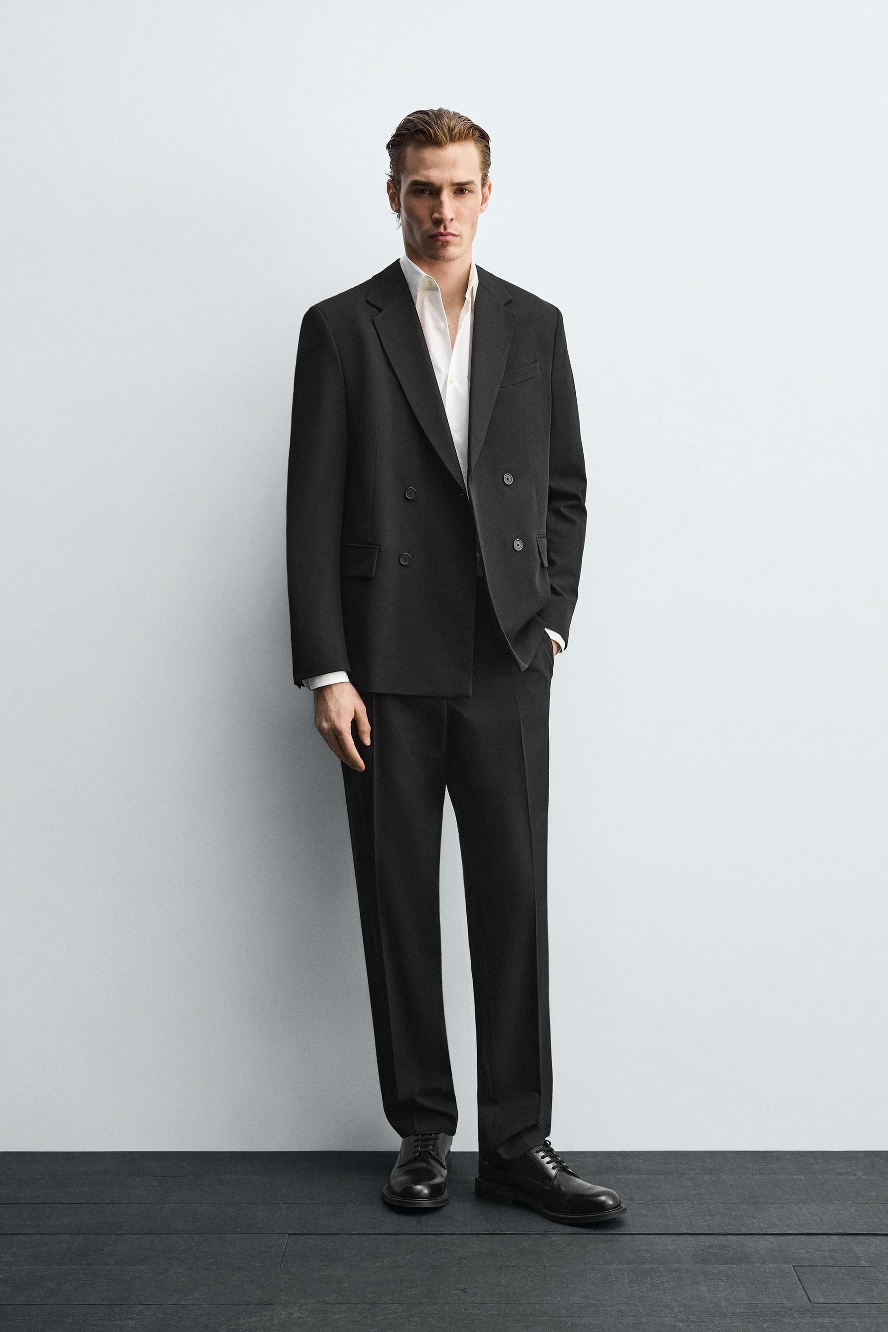 COMFORT PLEATED SUIT TROUSERS - Image 1