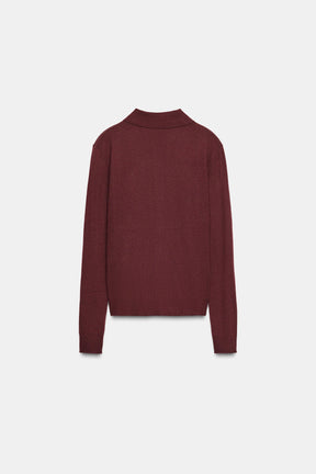 KNIT POLO SHIRT