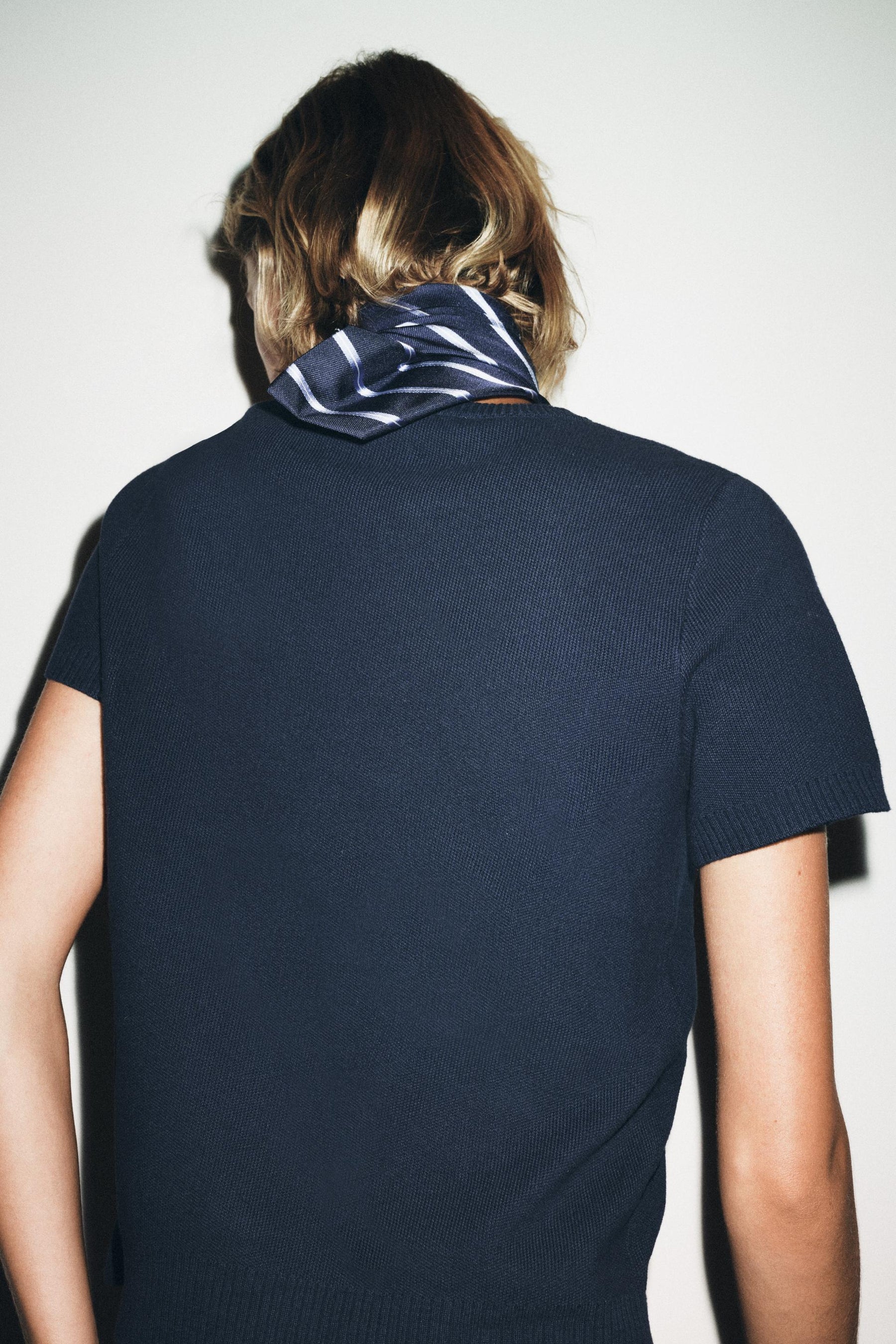 KNIT SHORT SLEEVE JUMPER