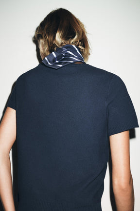 KNIT SHORT SLEEVE JUMPER