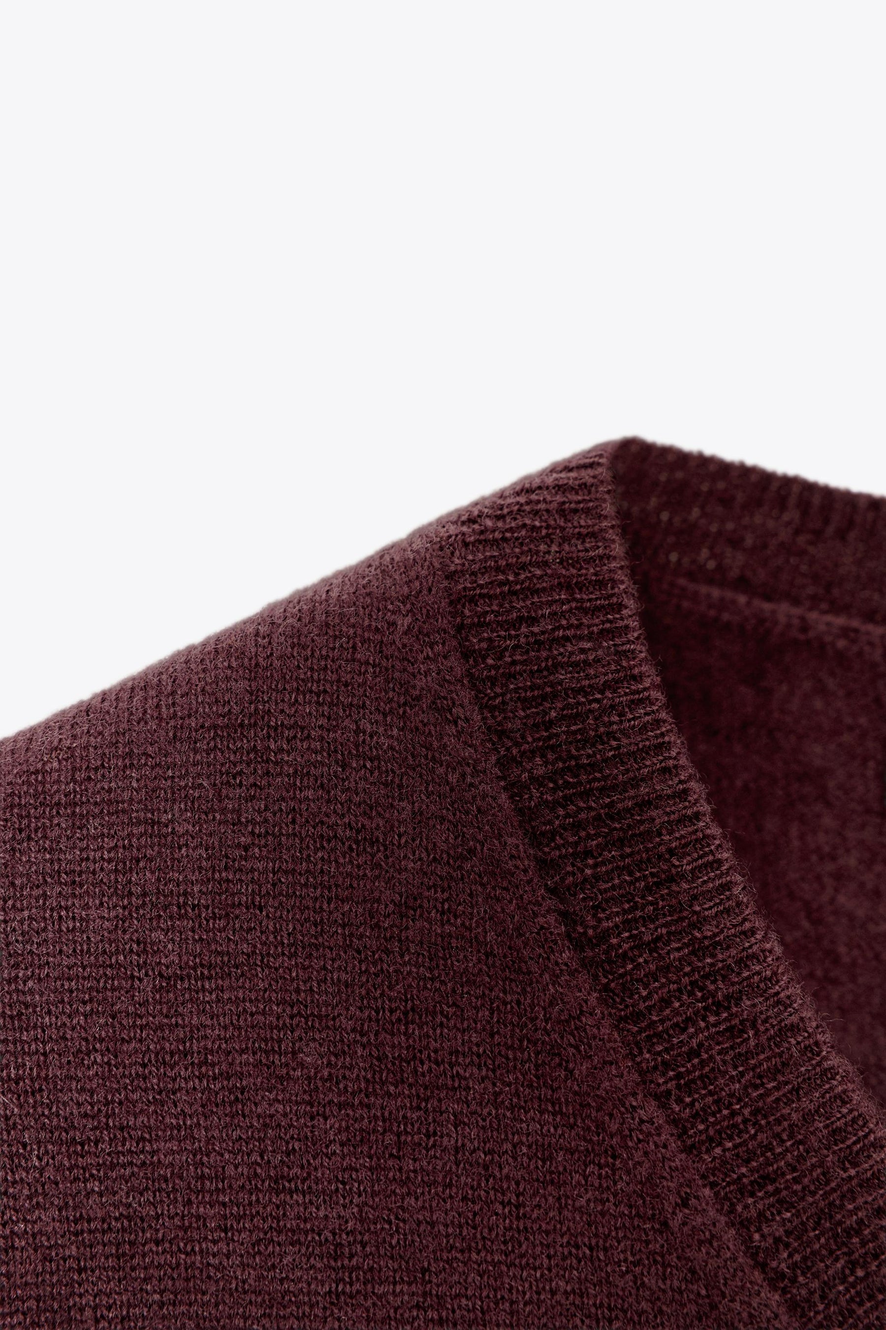 Wool Knit Short Jumper