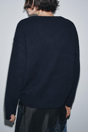 Wool V-Neck Jumper