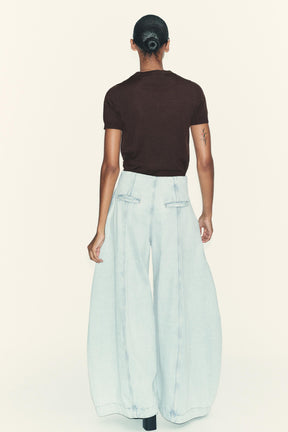 100% WOOL SHORT SLEEVE JUMPER - Image 5