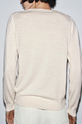 Wool V-Neck Cardigan