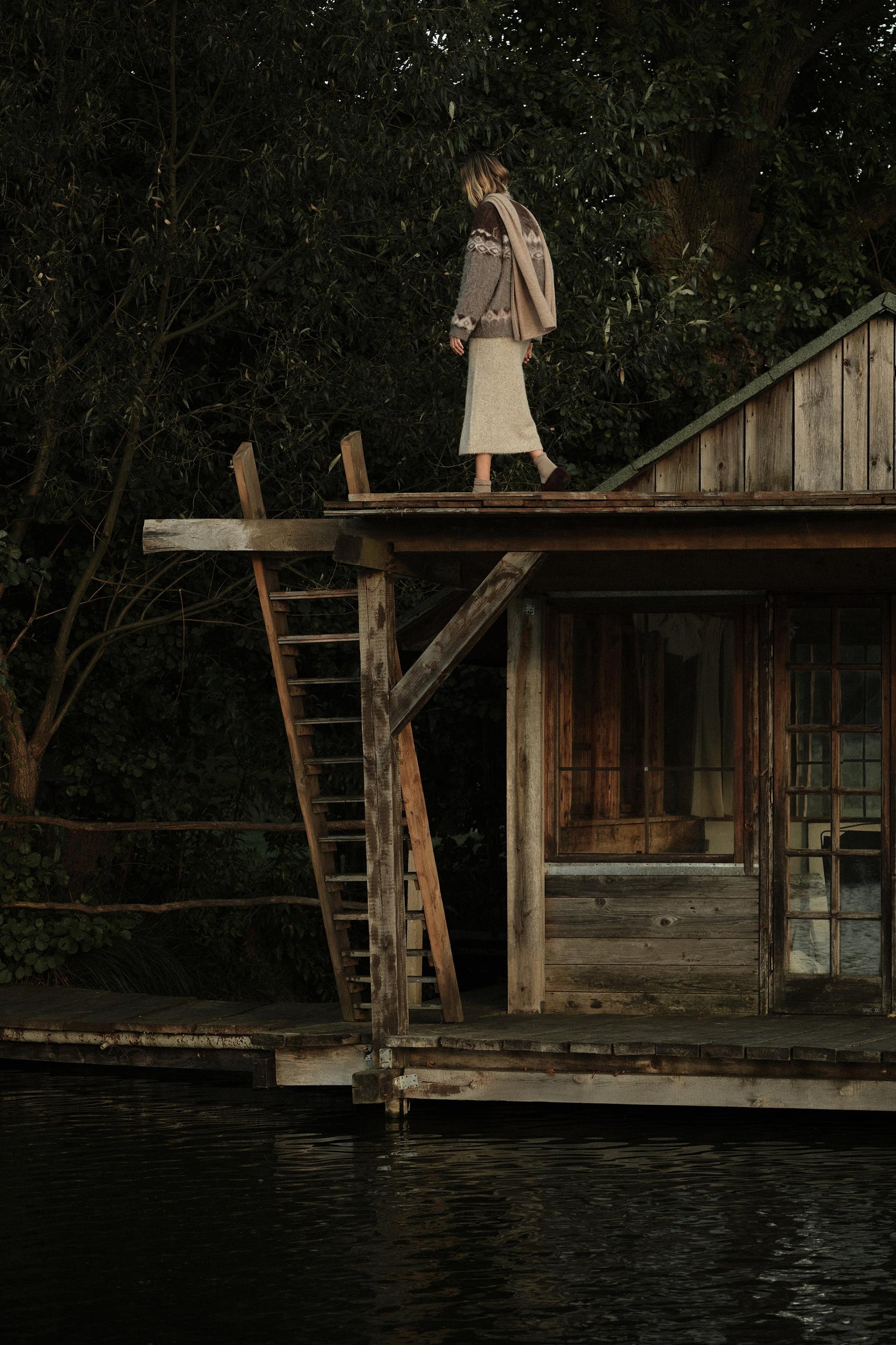 JACQUARD KNIT CARDIGAN