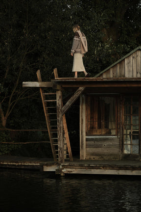 JACQUARD KNIT CARDIGAN