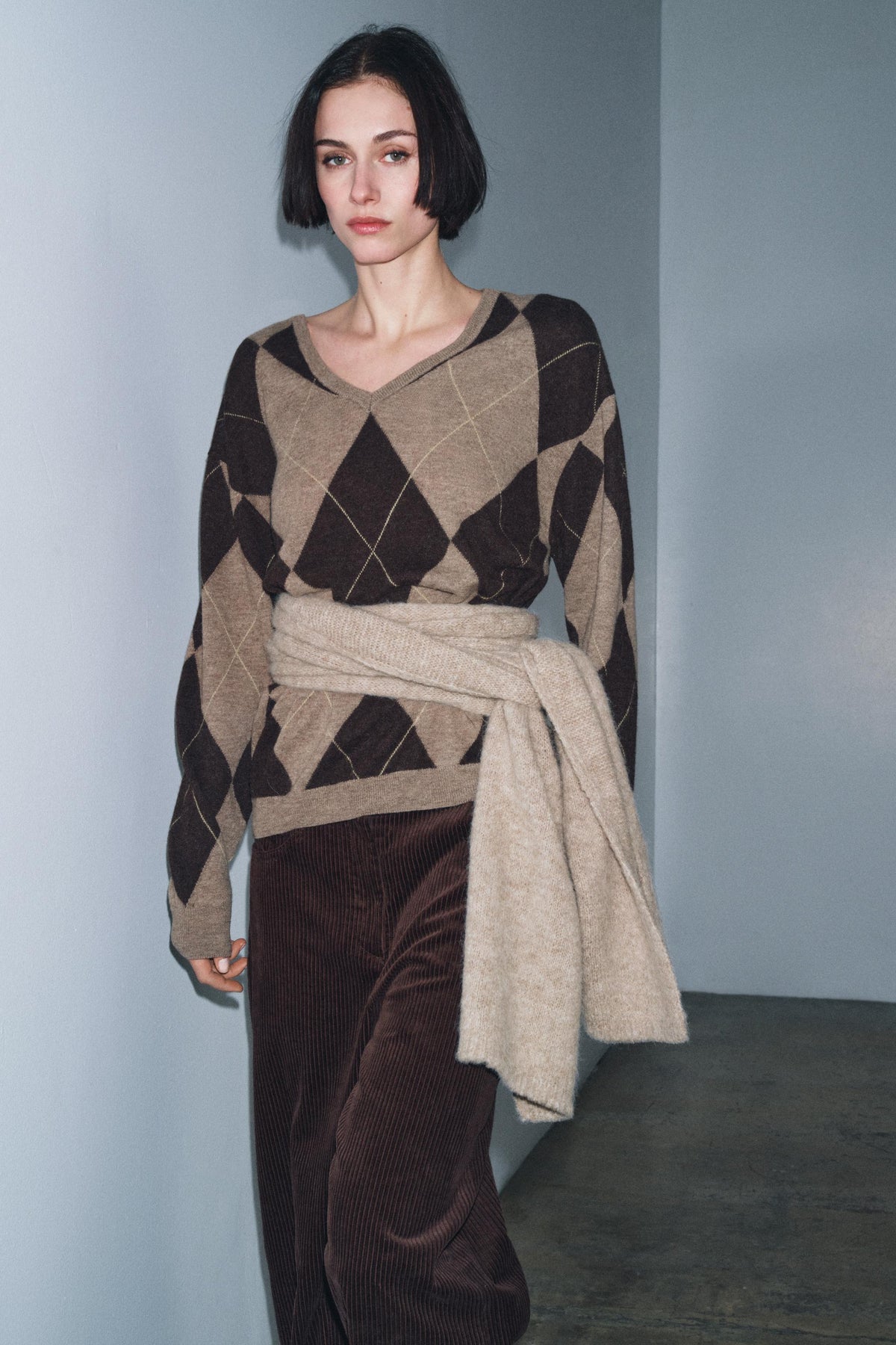 Diamond Wool Sweater