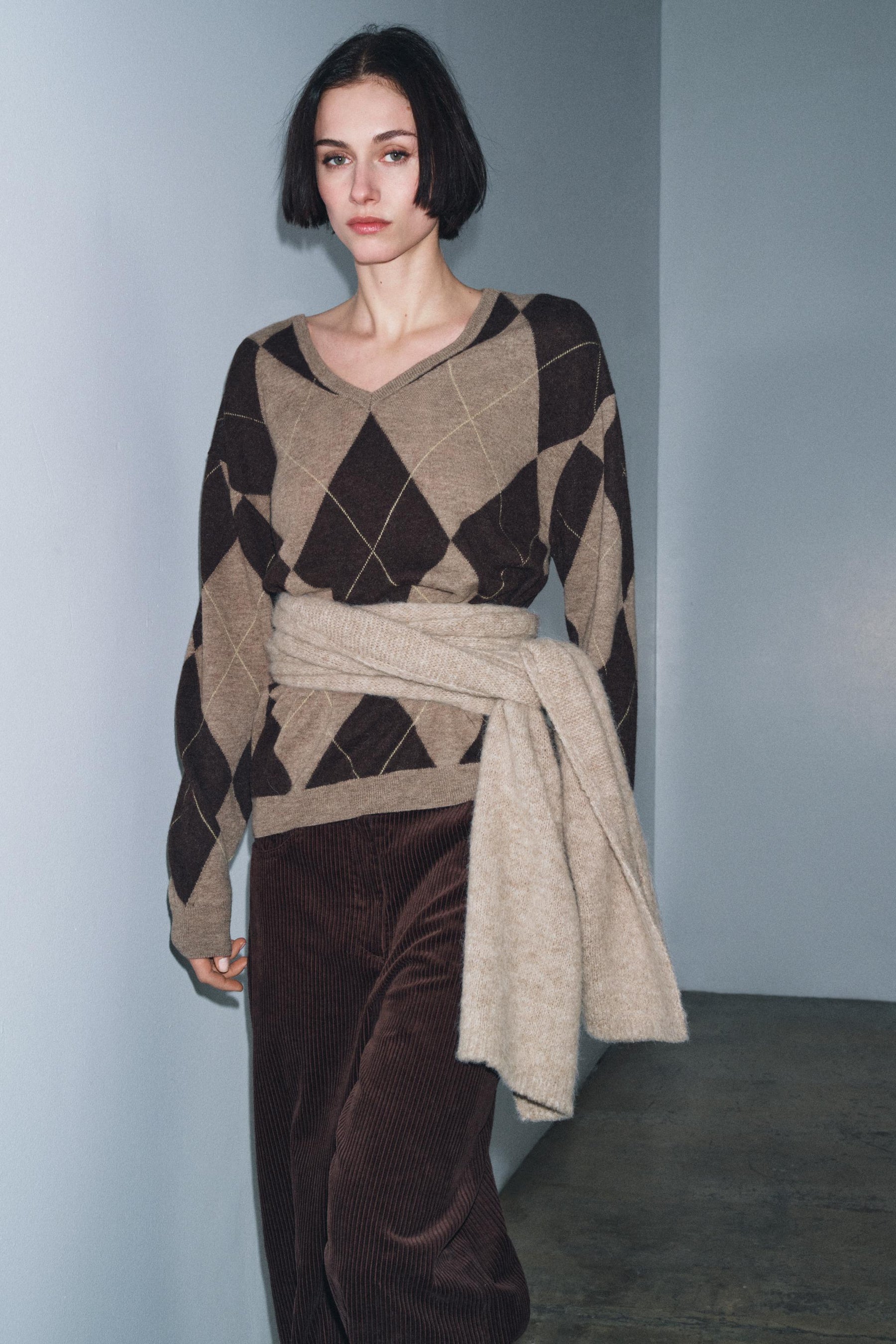 Diamond Wool Sweater