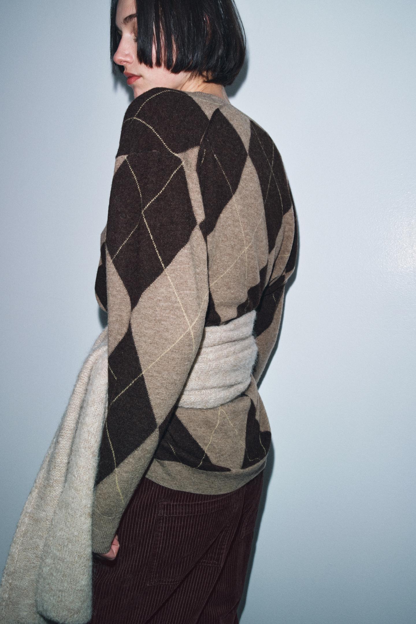 Diamond Wool Sweater