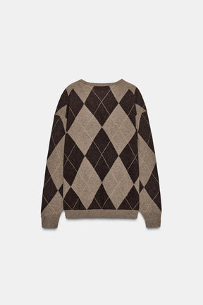 Wool Diamond Jumper
