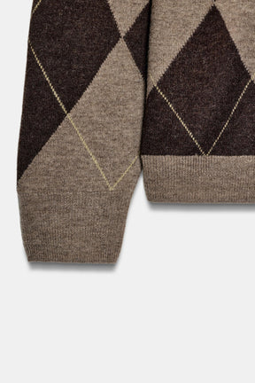 Wool Diamond Jumper