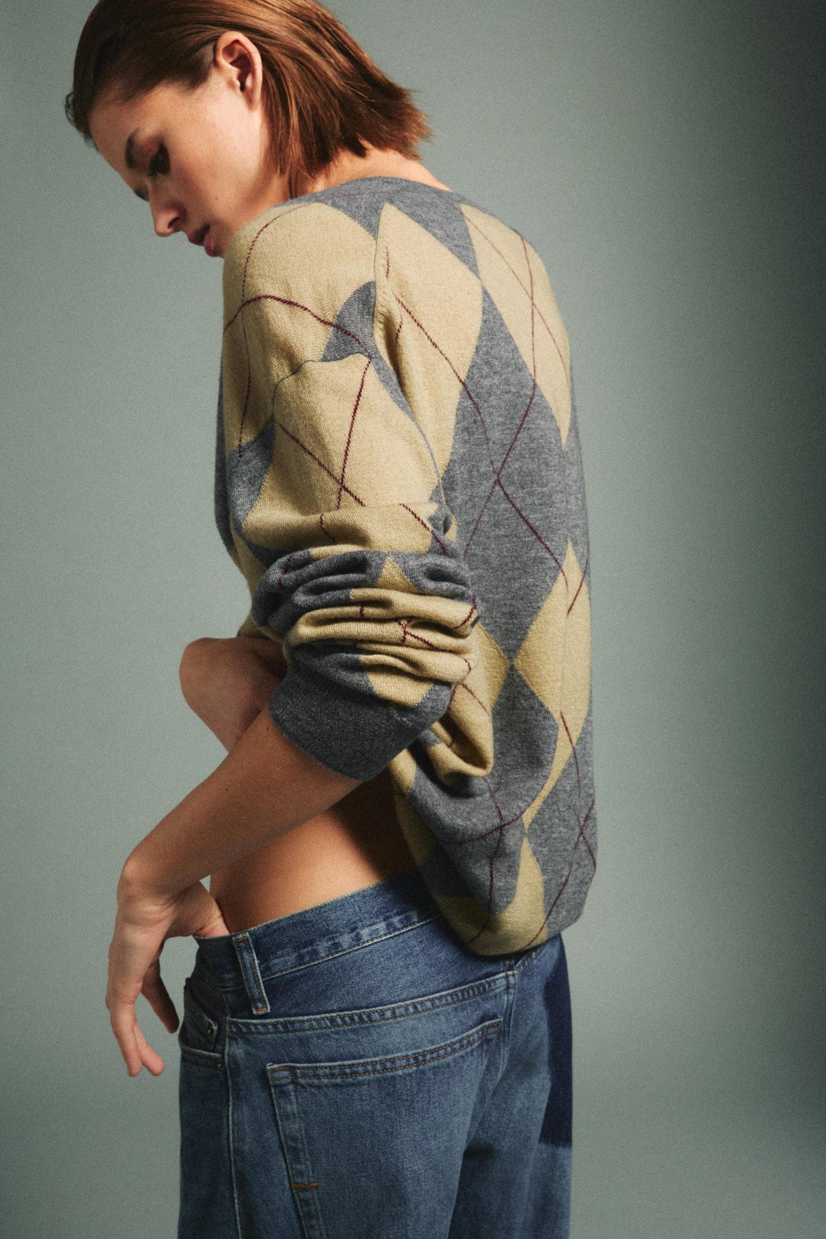 Diamond Wool Sweater