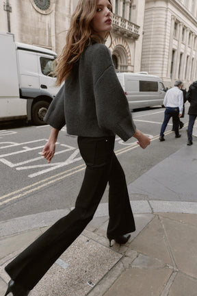 Wool Blend Bomber Jacket