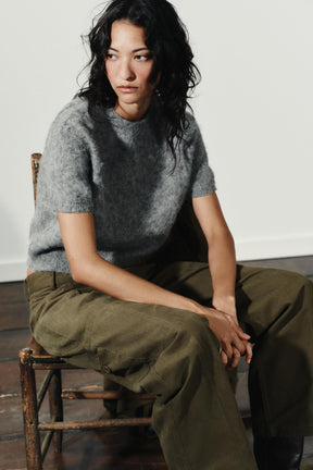 SHORT SLEEVE KNIT JUMPER - Image 5