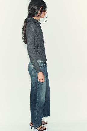 FLORAL WOOL CARDIGAN