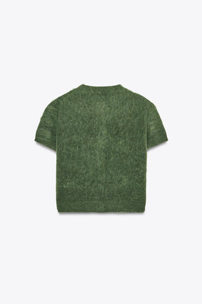 SHORT SLEEVE CARDIGAN - Image 3