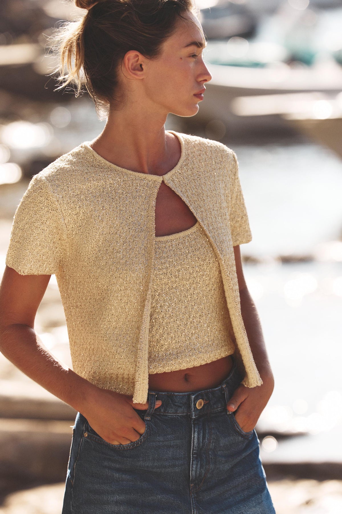 SEQUIN CARDIGAN - Image 2