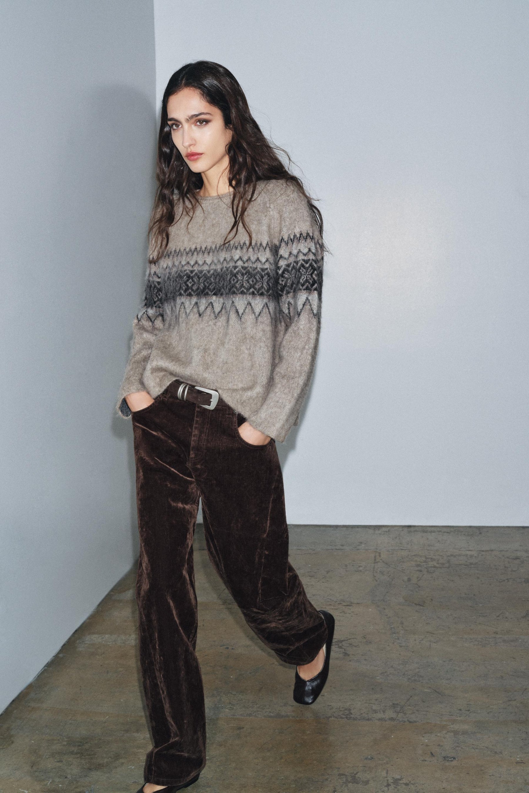 Jacquard Knit Jumper