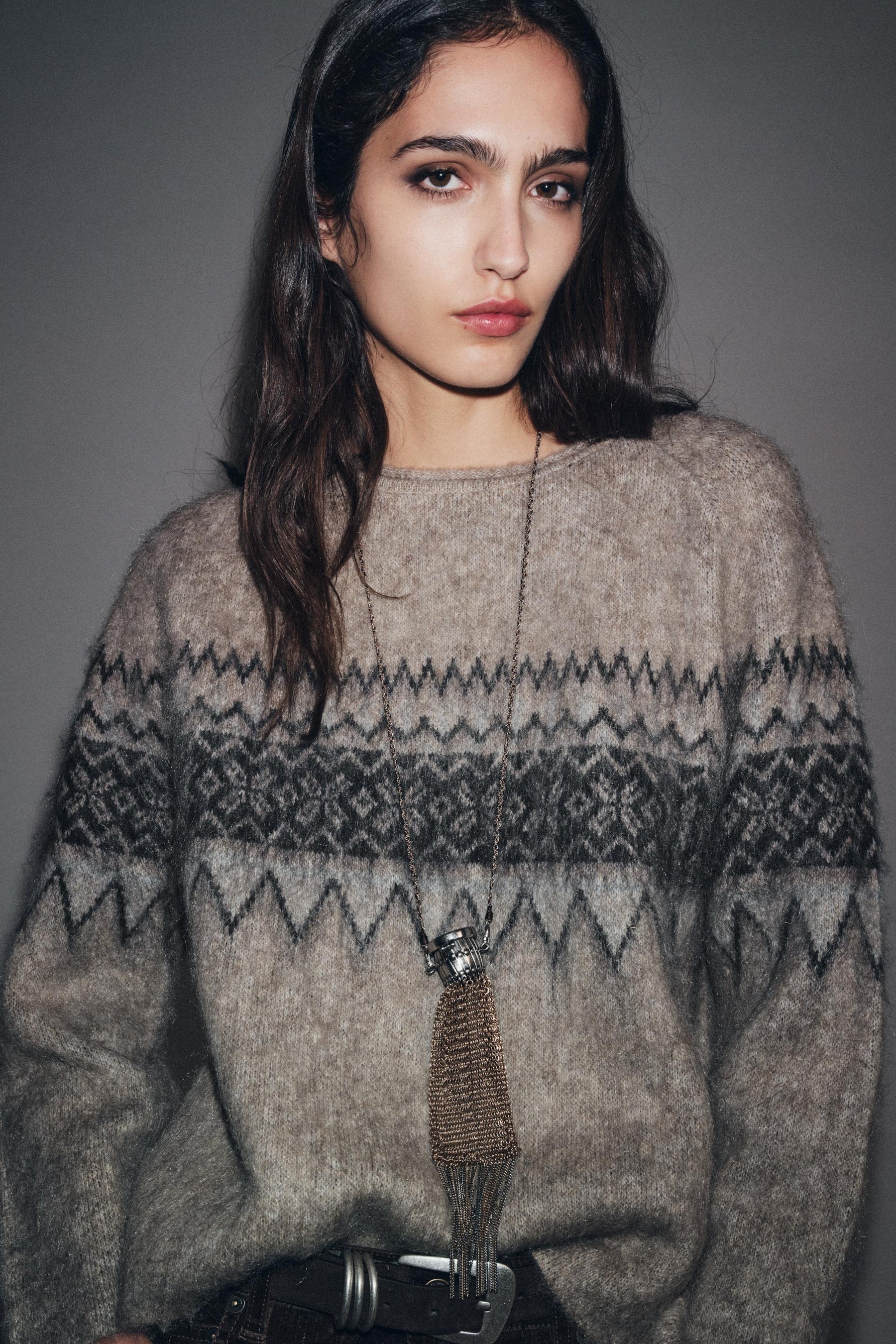 Jacquard Knit Jumper