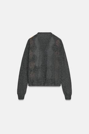 ARGYLE KNIT CARDIGAN - Image 5