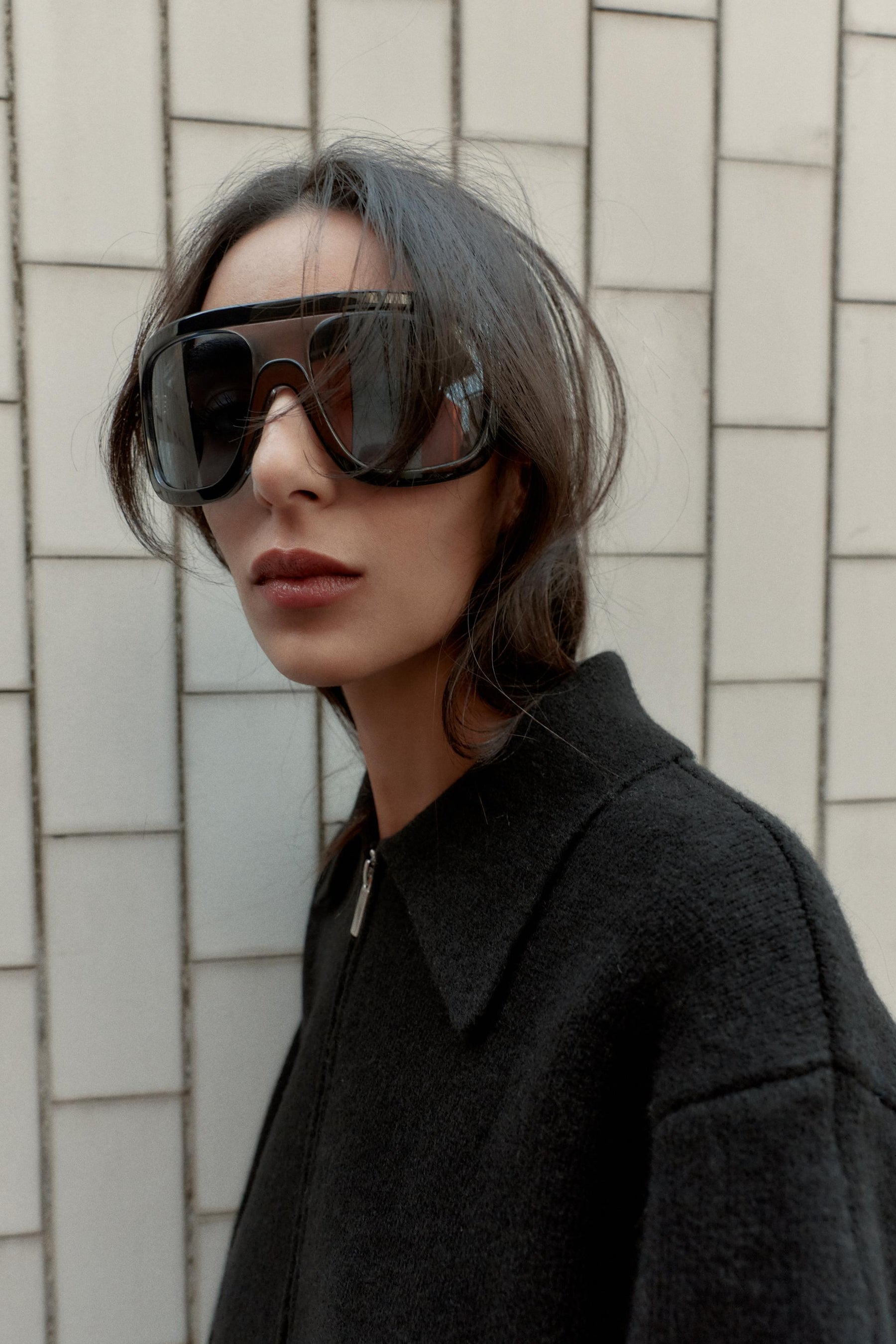 ZIP-UP KNIT BOMBER JACKET - Image 4