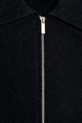 ZIP-UP KNIT BOMBER JACKET - Image 8