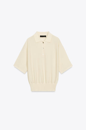 Knit Polo Shirt