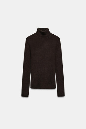 WOOL HIGH NECK JUMPER