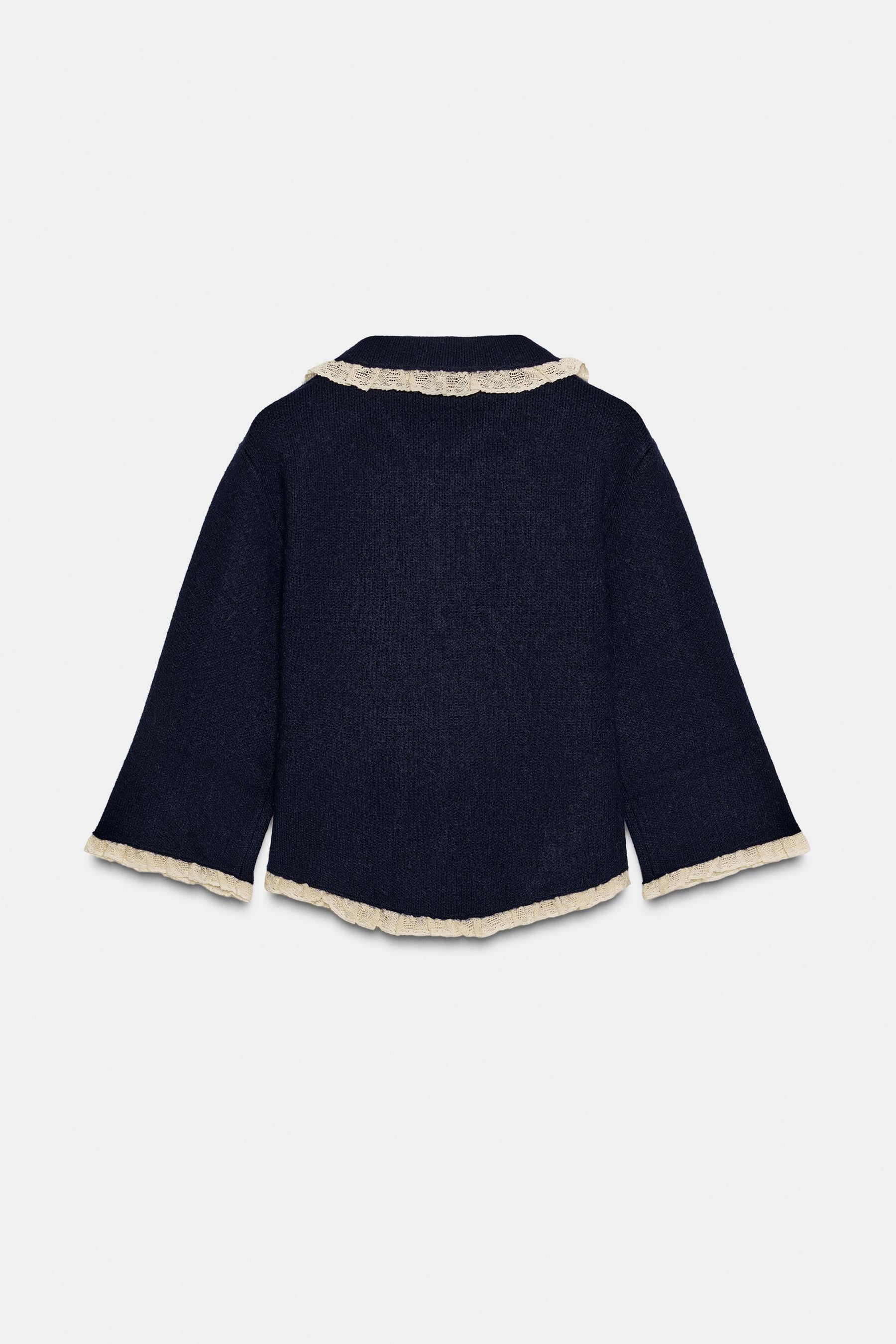 LACE PETER PAN COLLAR CARDIGAN - Image 6