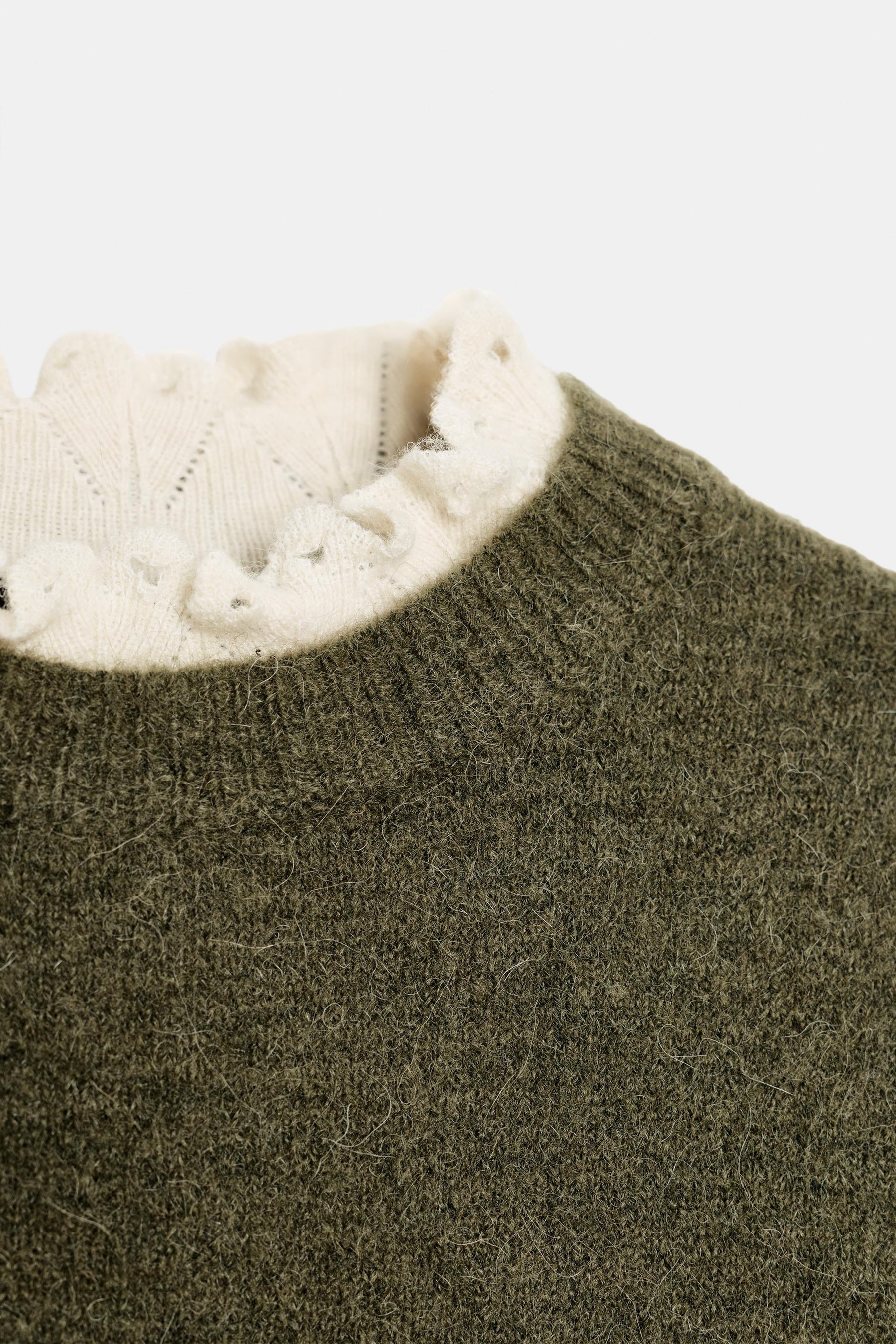Wool Ruffle Jumper