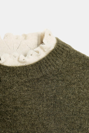 Wool Ruffle Jumper