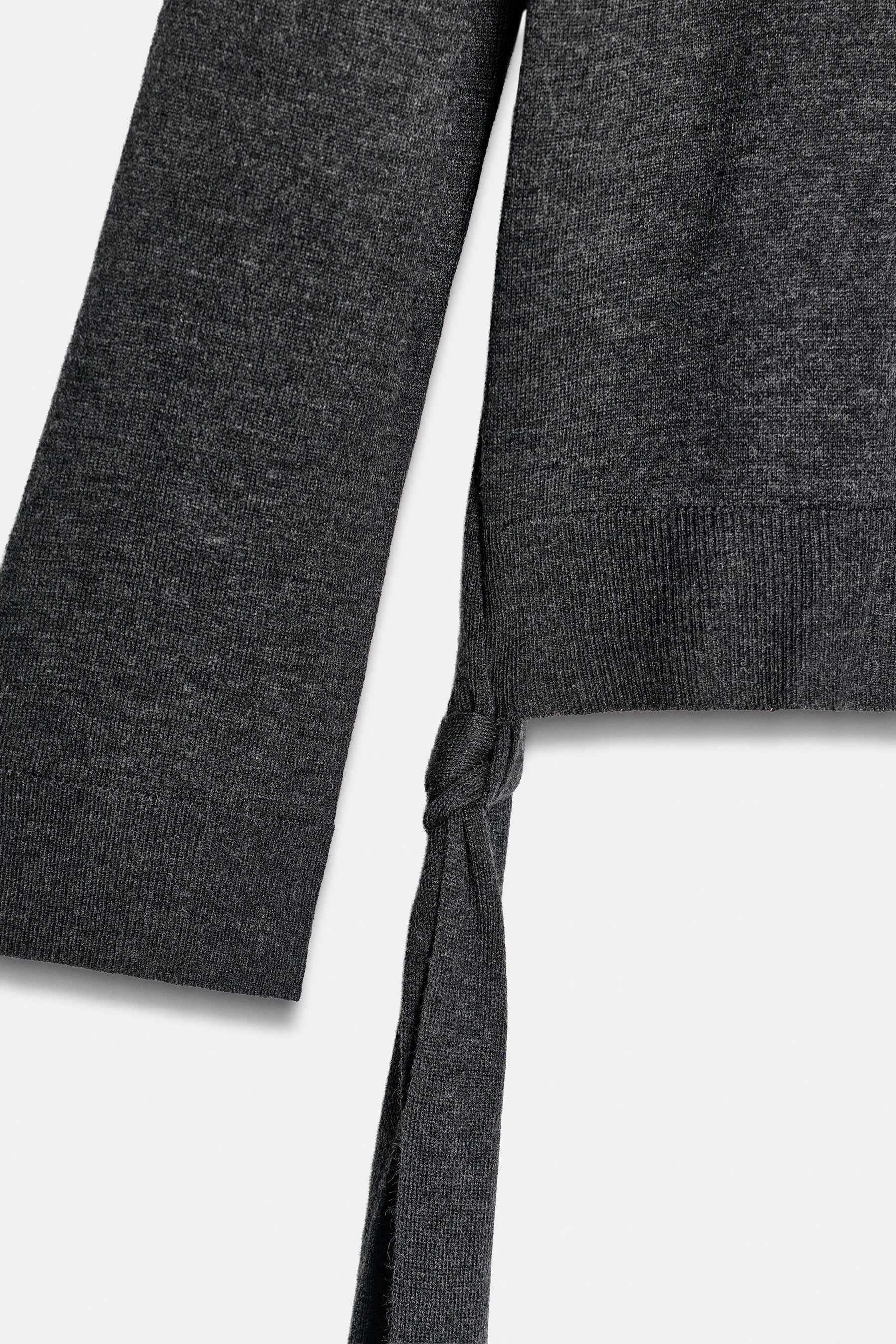 KNIT JUMPER WITH SIDE STRAPS - Image 7