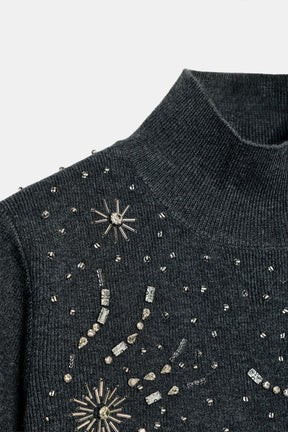 Beaded Knit Jumper