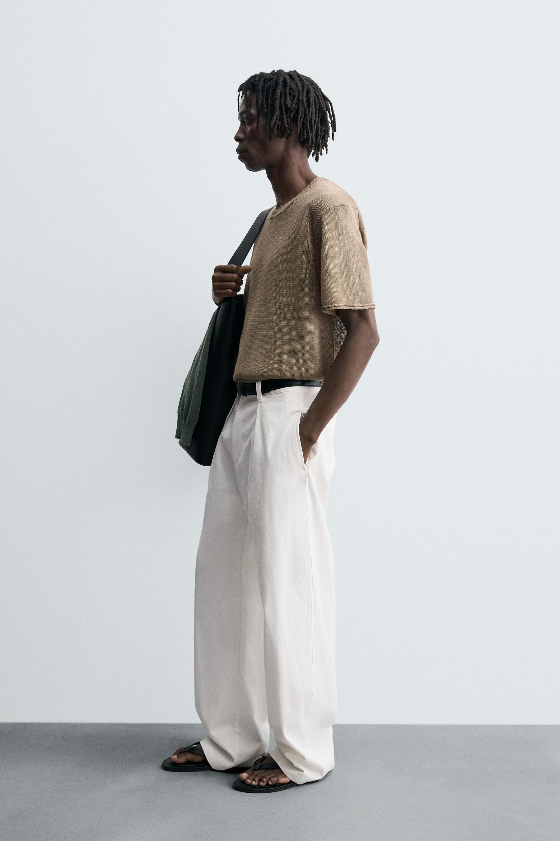 STRUCTURED KNIT T-SHIRT - Image 4