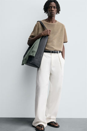 STRUCTURED KNIT T-SHIRT - Image 5