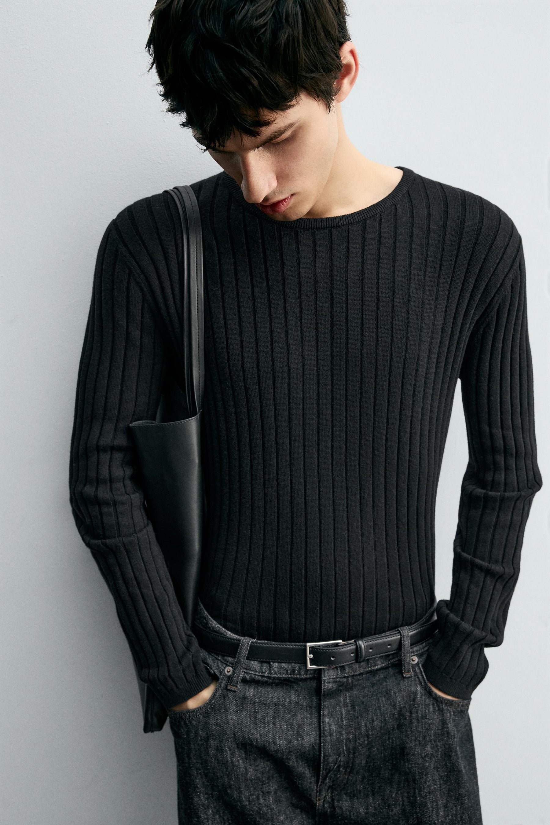 RIBBED TEXTURED JUMPER - Image 5