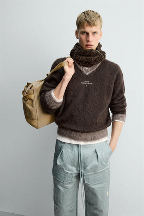 JUMPER WITH CONTRAST TEXTURE X SR_A - Image 6