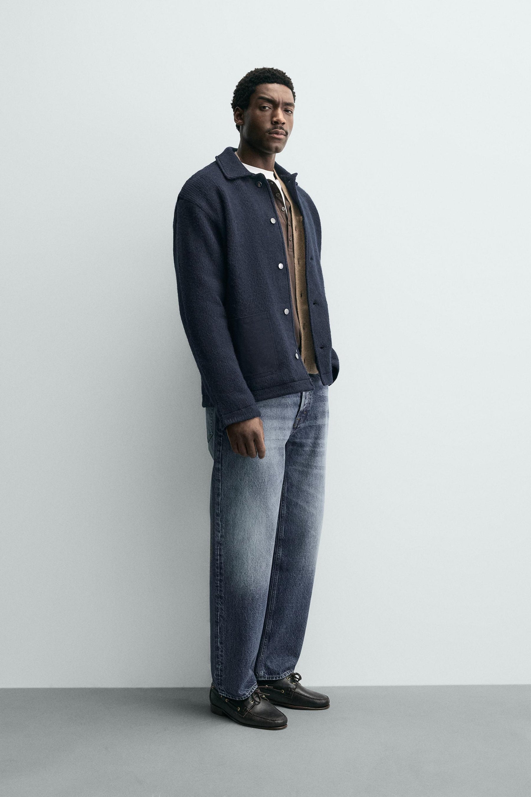 TEXTURED CARDIGAN WITH POCKETS - Image 4