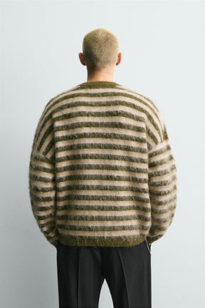 BRUSHED STRIPED JUMPER - Image 3
