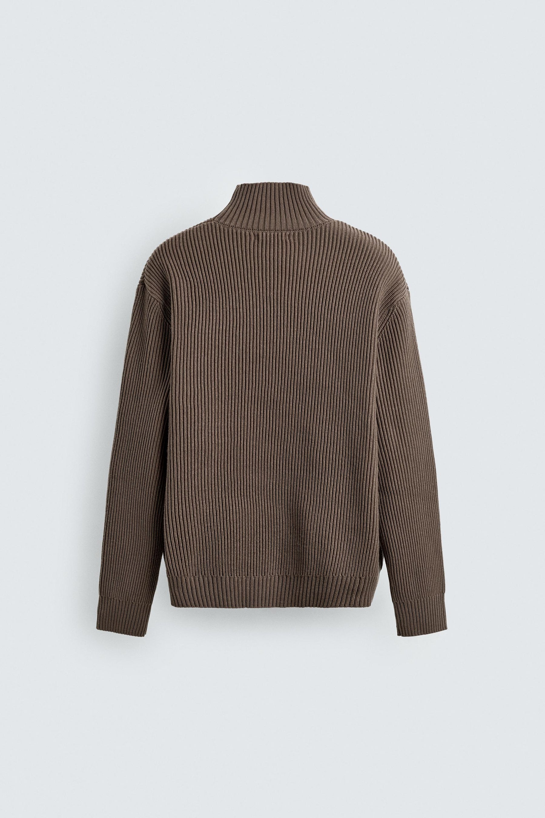 HIGH NECK TEXTURED JUMPER - Image 7