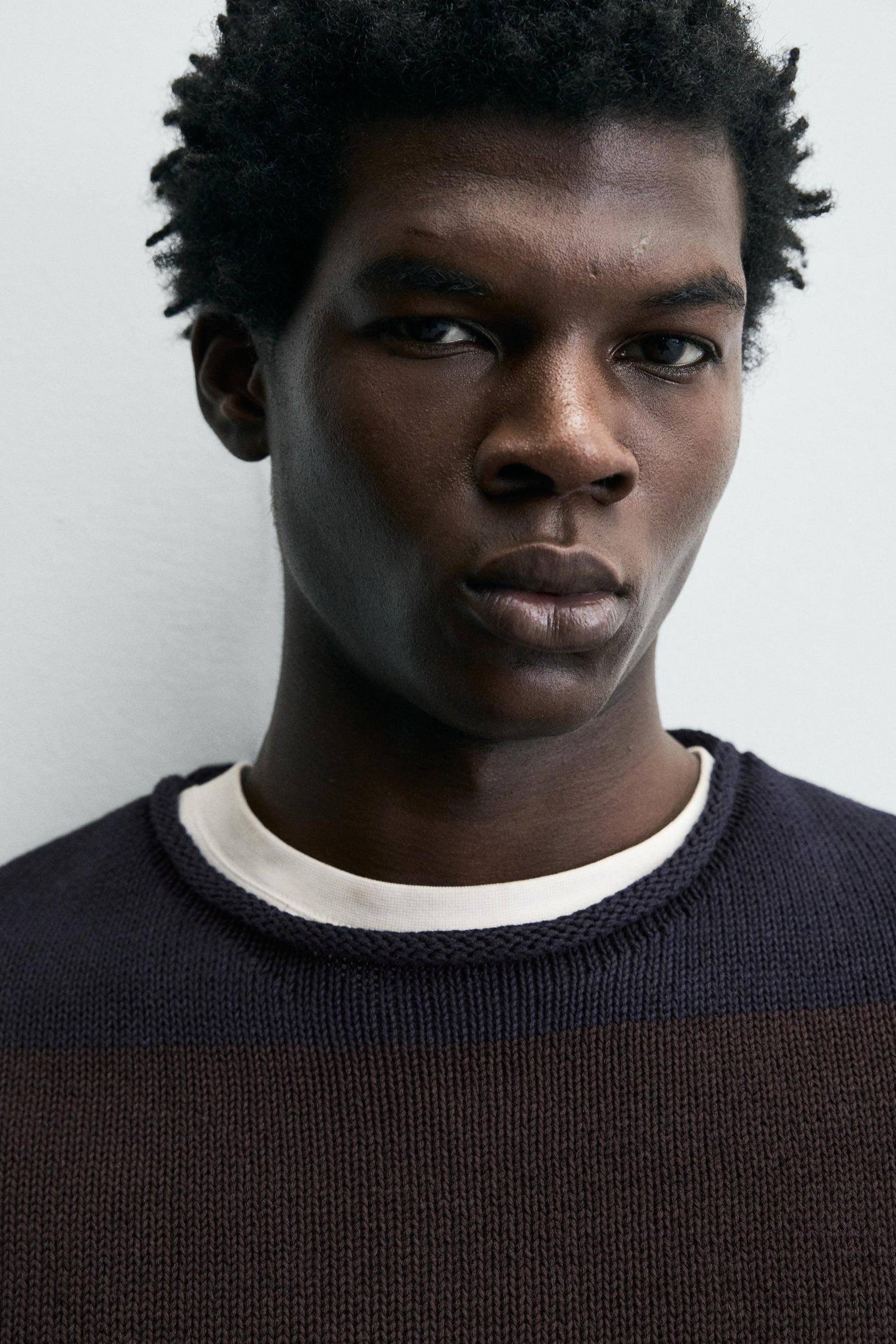 Striped Jacquard Pullover