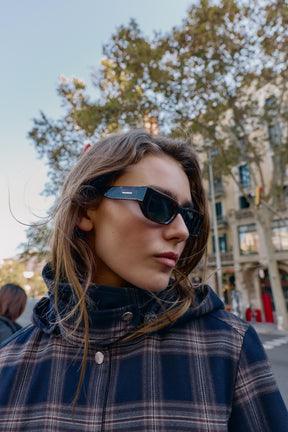 CHECKED PUFFER JACKET