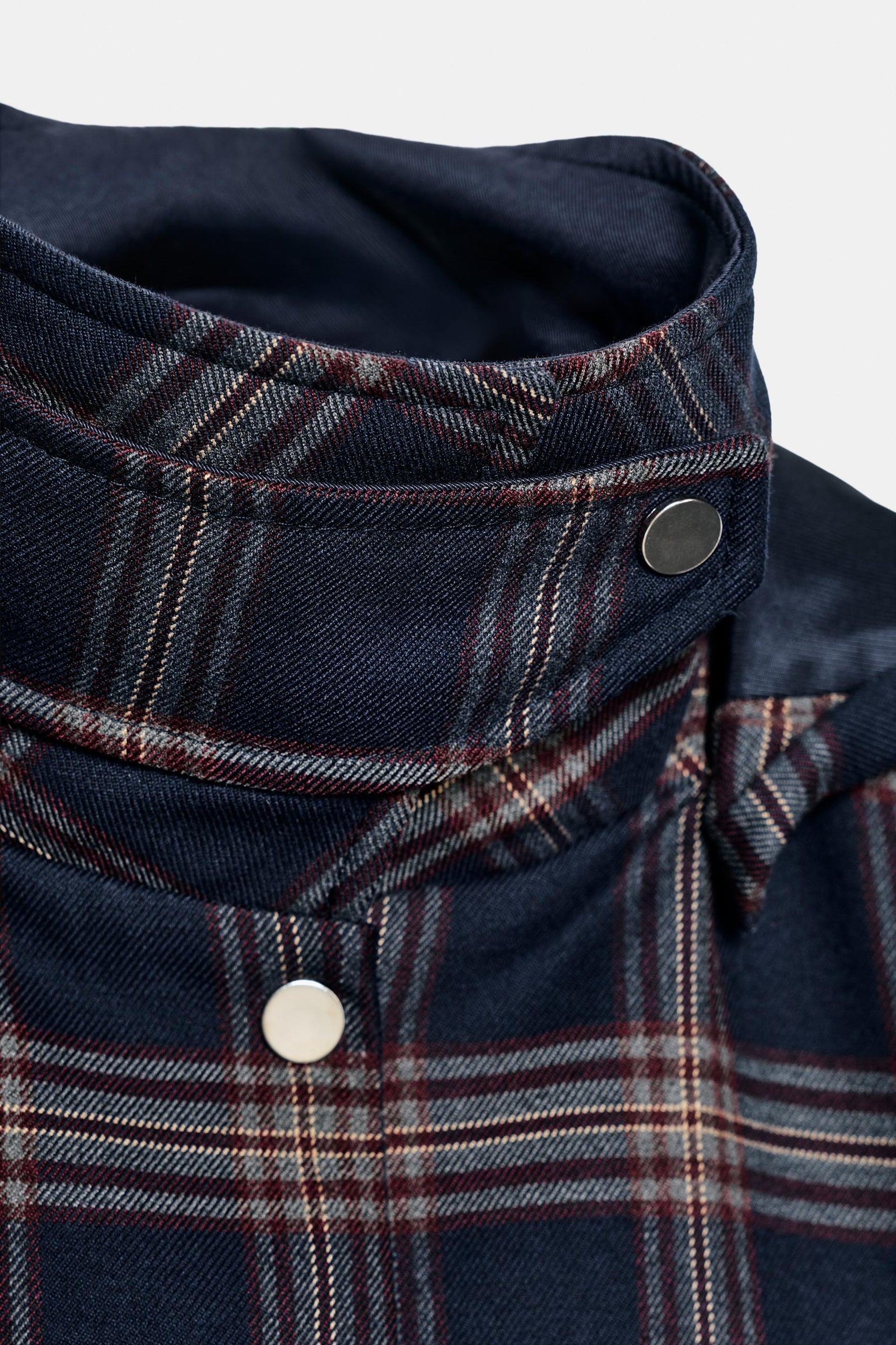 CHECKED PUFFER JACKET