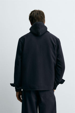 REGULAR FIT WOOL OVERSHIRT - Image 3