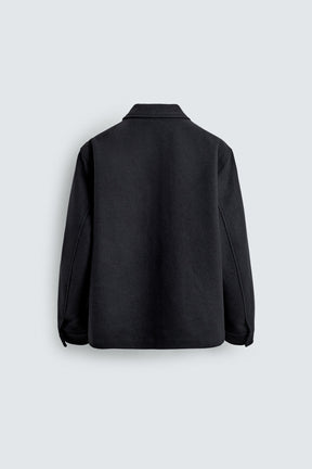 REGULAR FIT WOOL OVERSHIRT - Image 8