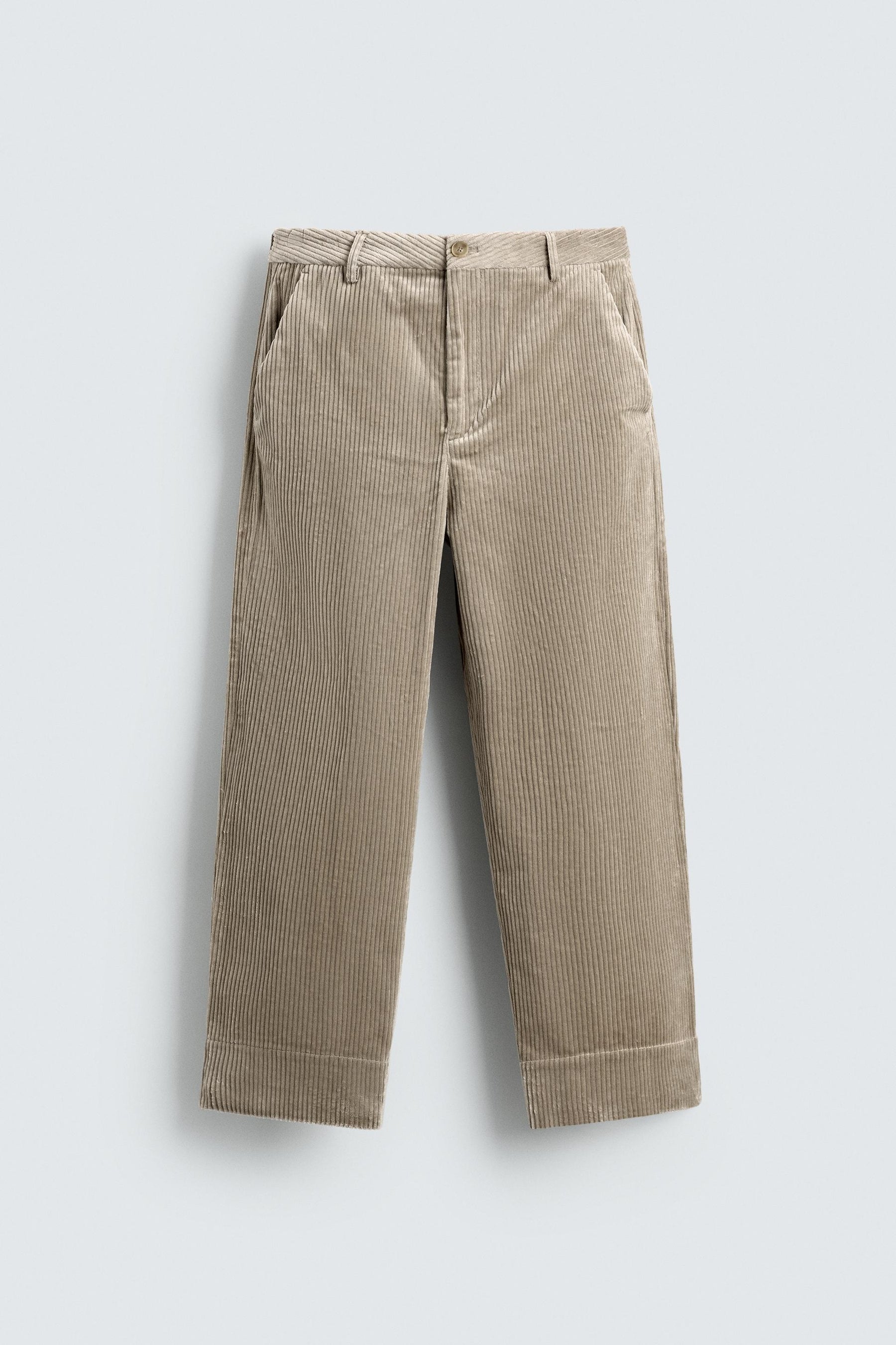 RELAXED FIT CORDUROY TROUSERS - Image 6