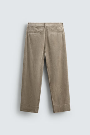 RELAXED FIT CORDUROY TROUSERS - Image 7