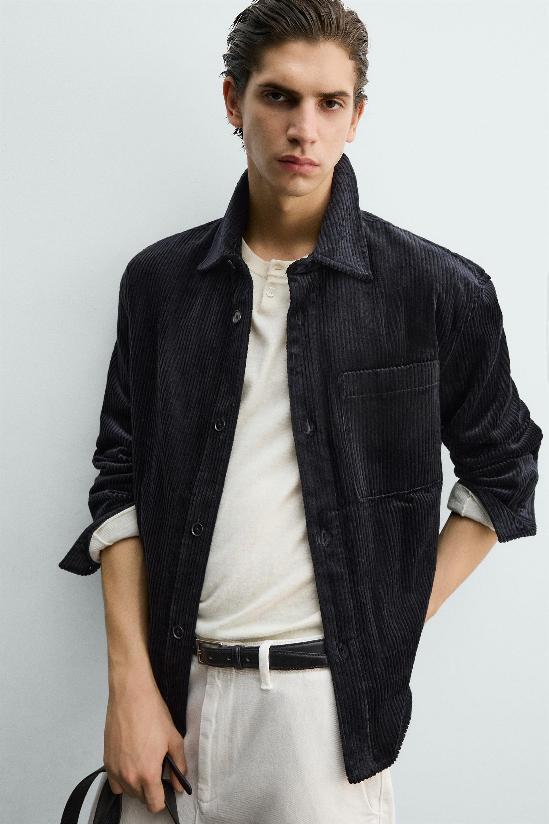 RELAXED FIT CORDUROY OVERSHIRT - Image 6